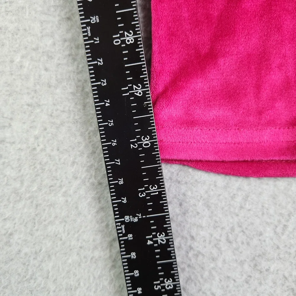 Juicy Couture Sleepwear Pajama Pants Women Medium Pink Rhinestone With Socks NWT